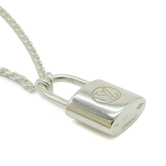 LOUIS VUITTON Silver Necklace - Picture 4 of 8